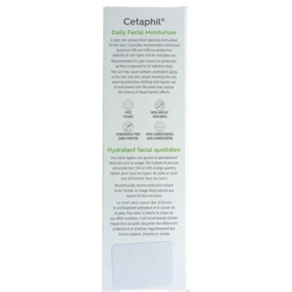 NIB Cetaphil Daily Facial Moisturizer SPF 50, 50 mL Exp. Mar. 2027/04 - Picture 2 of 2